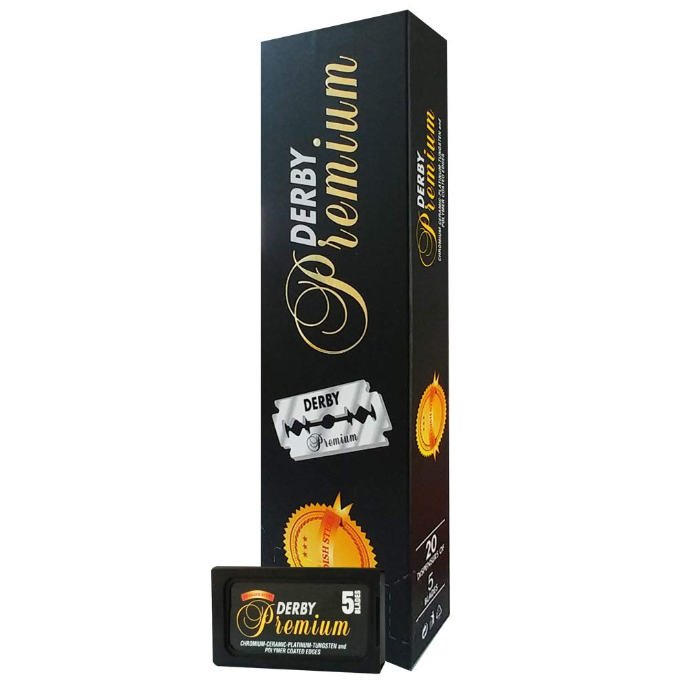 Navajas Premium Doble Filo con 100 piezas