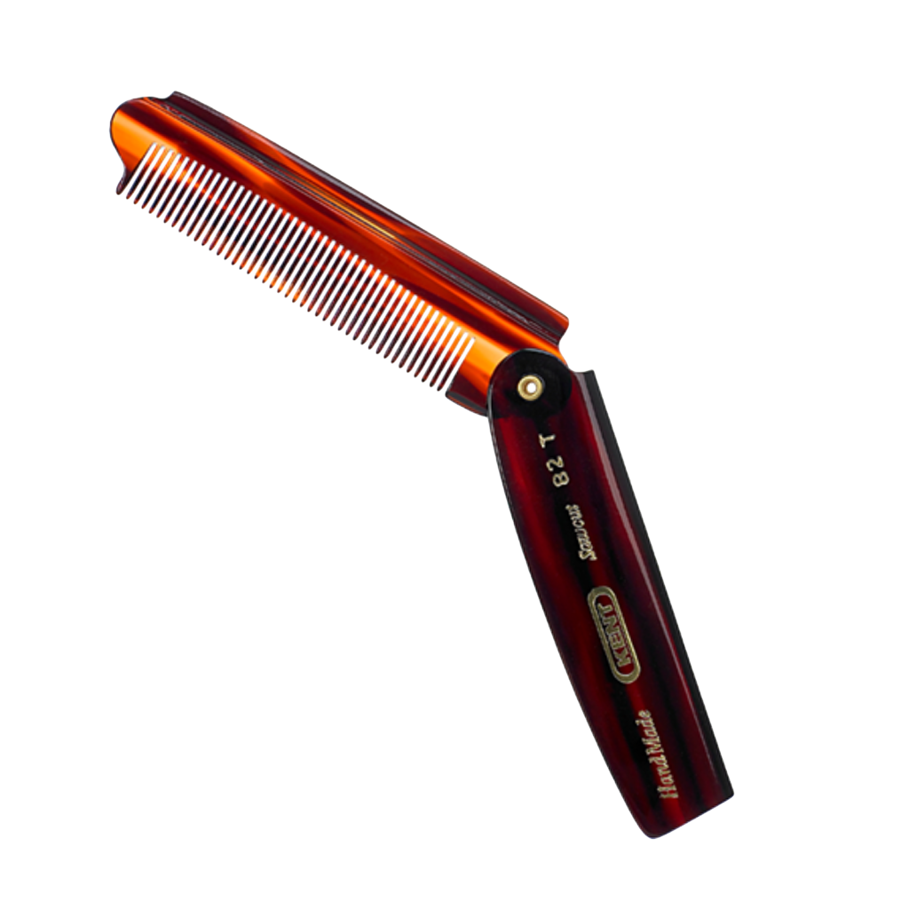 Kent Brushes Peine Plegable con Diente Fino 90mm