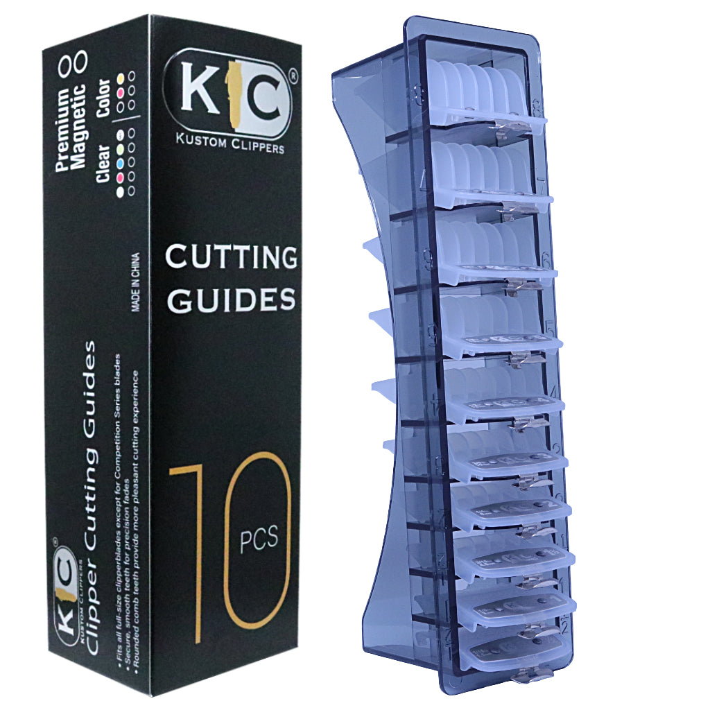 Guías de Corte Premium Transparente 10 piezas con Clip Metálico