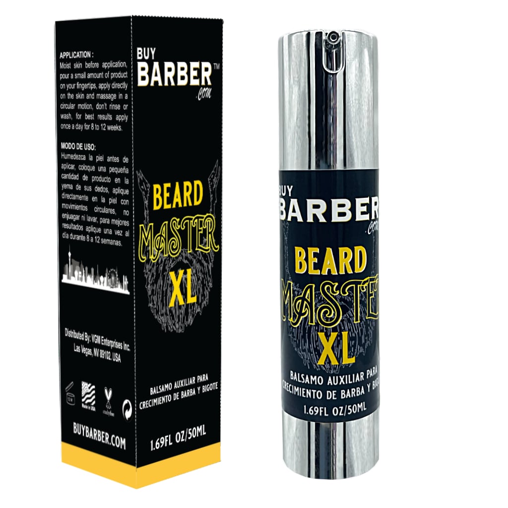 Bálsamo Auxiliar para el Crecimiento de Barba y Bigote Beard Master XL