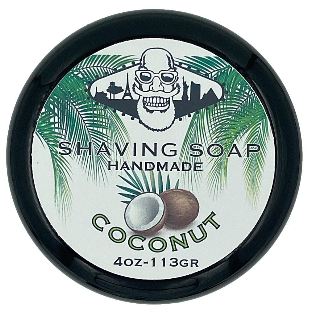 Jabón de Afeitar de Coco en Bowl