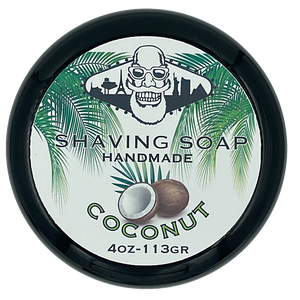 Jabón de Afeitar de Coco en Bowl