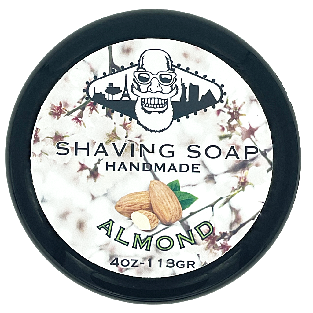 Jabón de Afeitar de Almendras en Bowl