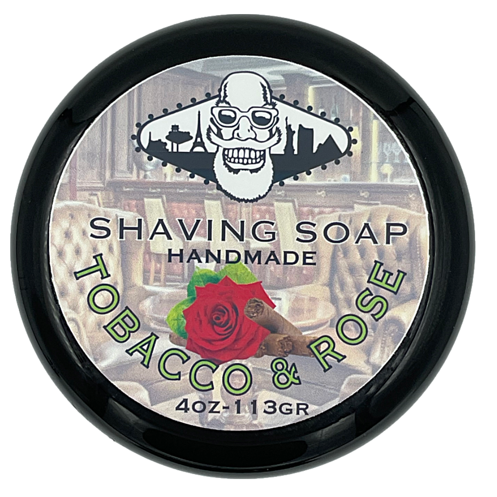 Jabón de Afeitar Tabaco y Rosas en Bowl