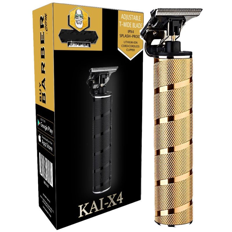 Kai-X4 Máquina Delineadora Para Cortar Cabello Profesional - Dorado