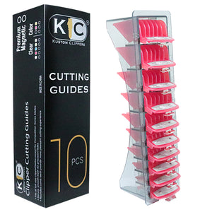 Guías de Corte Premium Rojo 10 piezas con Clip Metálico