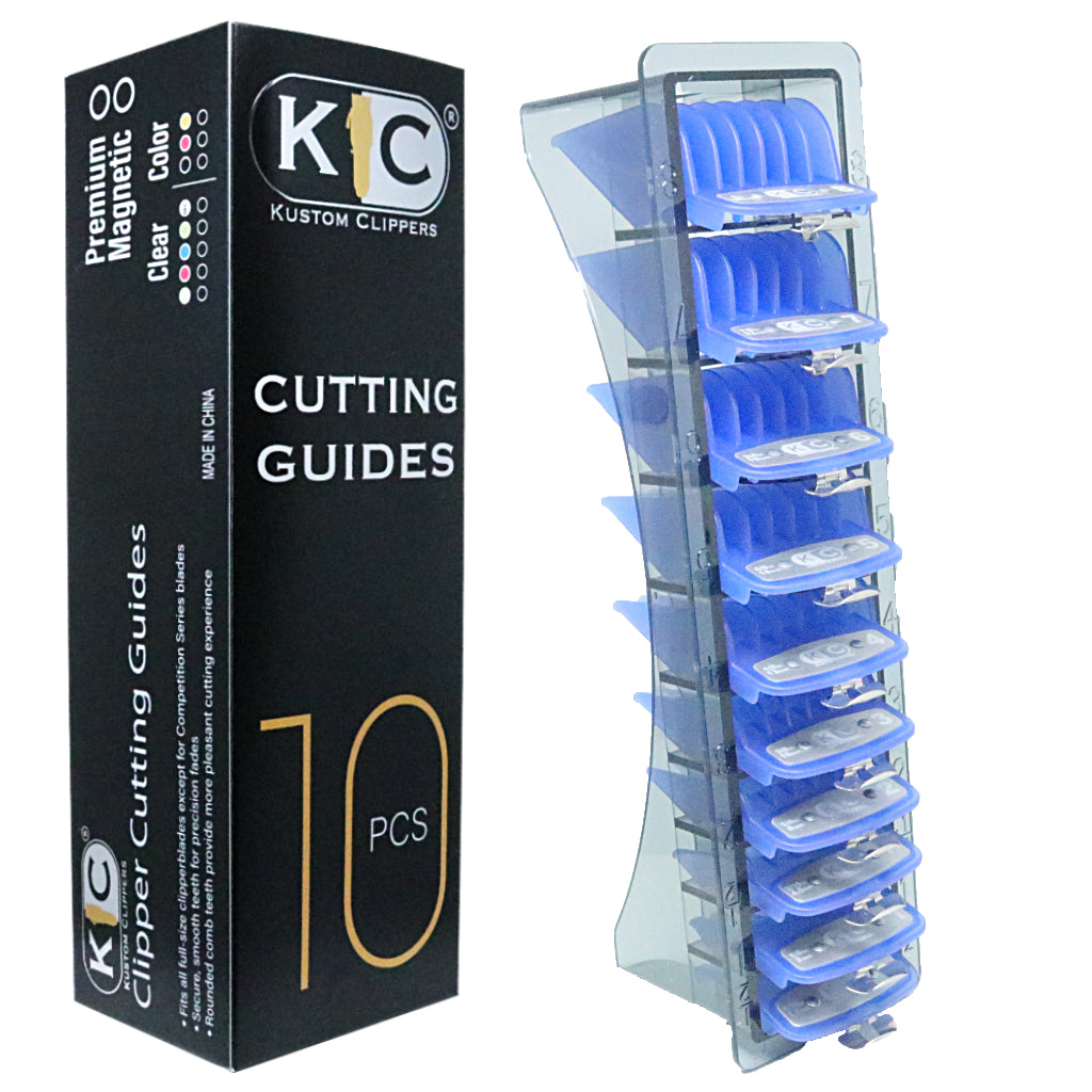 Guías de Corte Premium Azul 10 piezas con Clip Metálico