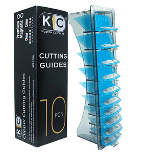 Guías de Corte Premium Azul Claro 10 piezas con Clip Metálico