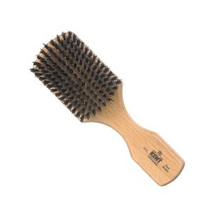 Kent Brushes Cepillo Rectangular de Madera de Haya Cerda Negra