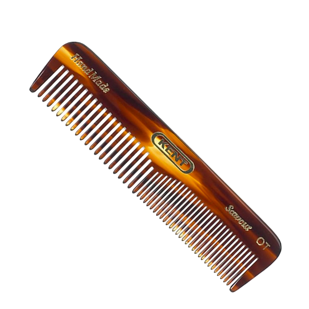 Kent Brushes Peine de bolsillo 112mm con Diente Grueso y Fino