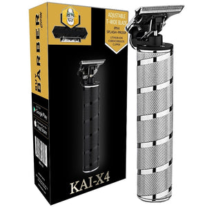 Kai-X4 Máquina Delineadora Para Cortar Cabello Profesional - Plata