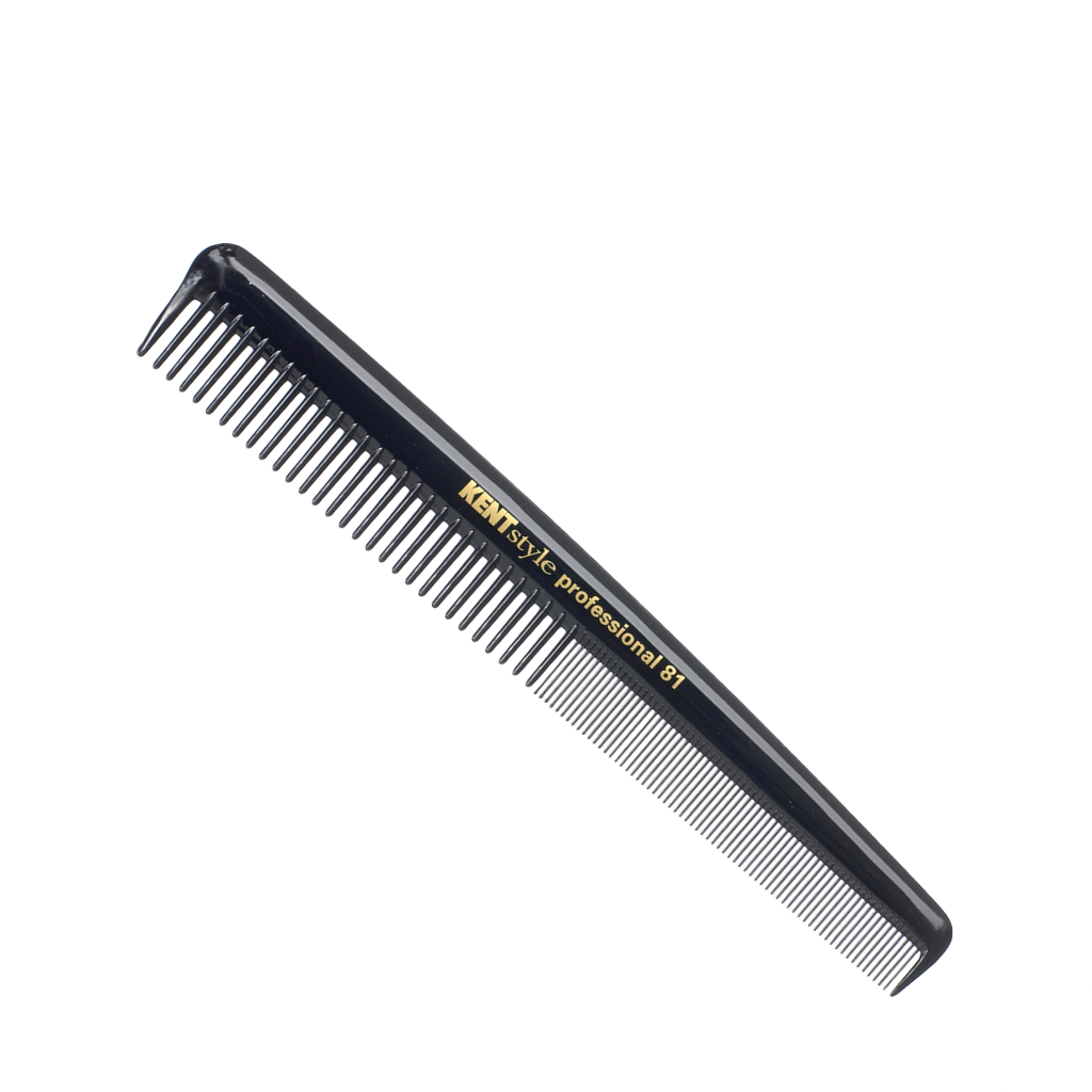 Kent Brushes Peine Profesional 184mm Diente Grueso y Fino