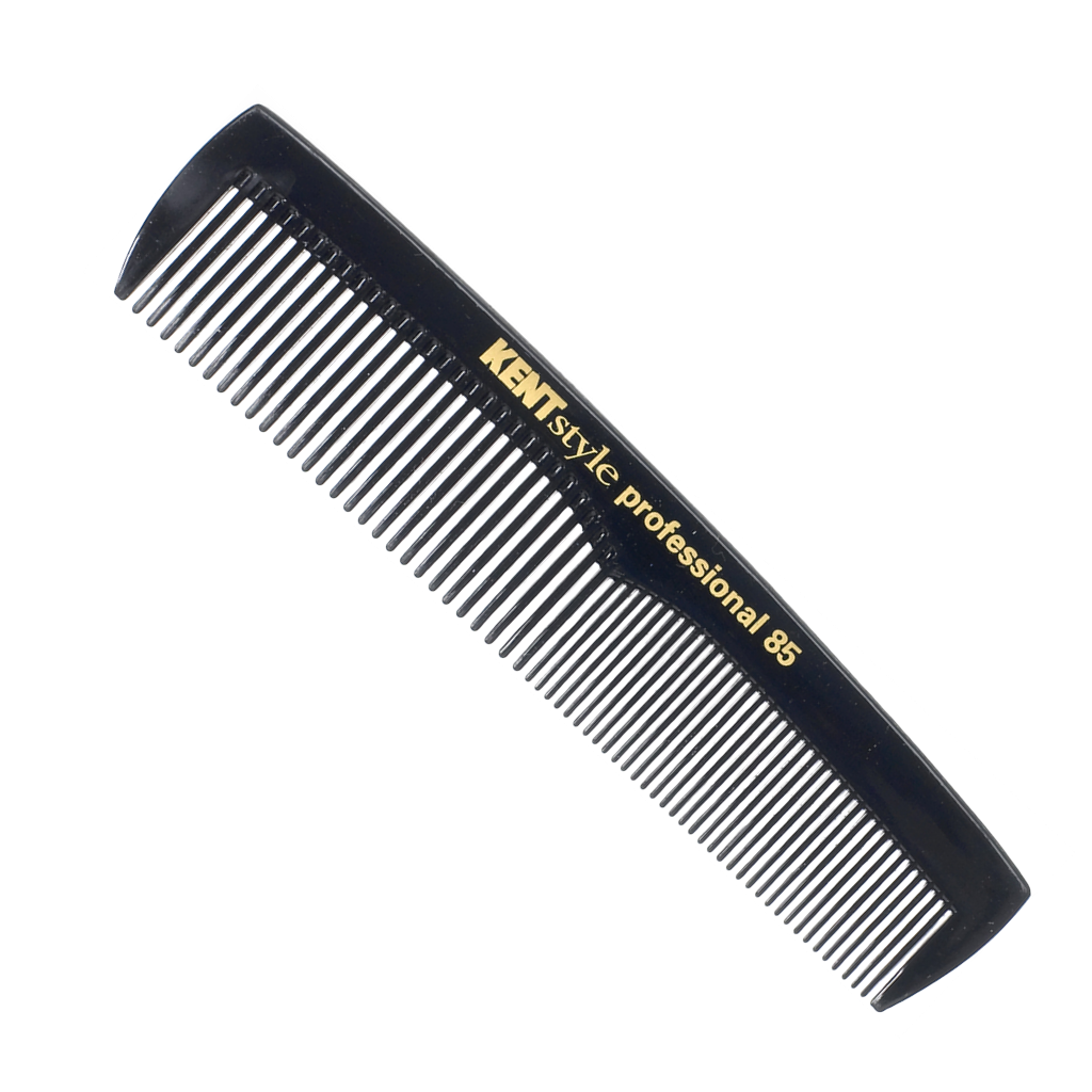 Kent Brushes Peine Profesional de Bolsillo 128mm Diente Fino y Grueso
