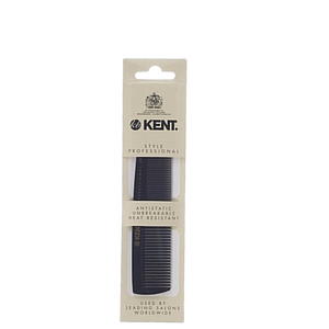 Kent Brushes Peine Profesional de Bolsillo 128mm Diente Fino y Grueso